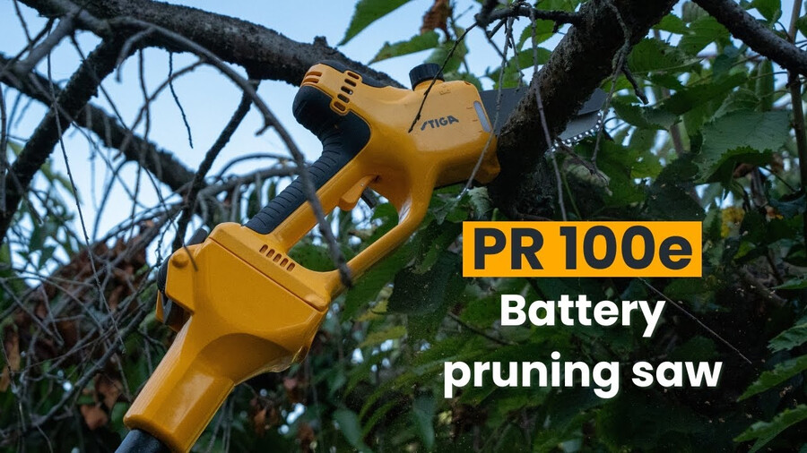 akku-gartenschere und -säge – pr 100e set