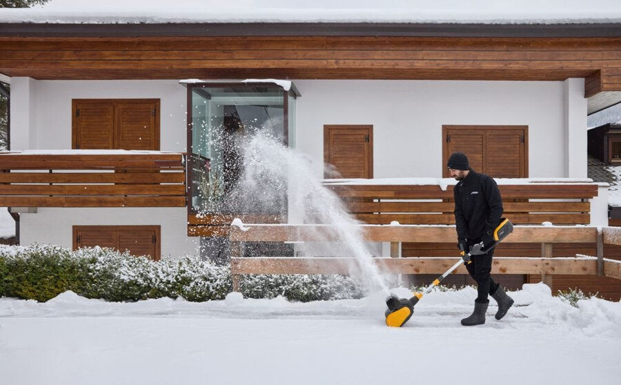 akku-schneefräse - st 300e kit