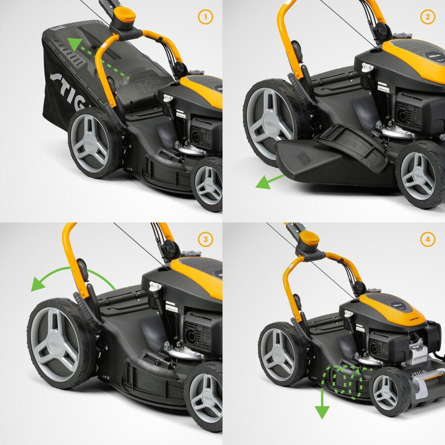 benzinrasenmäher - combi 748 v